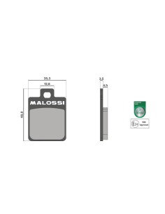 Pastilla Freno Malossi Brake Pads SYM JET 14 125