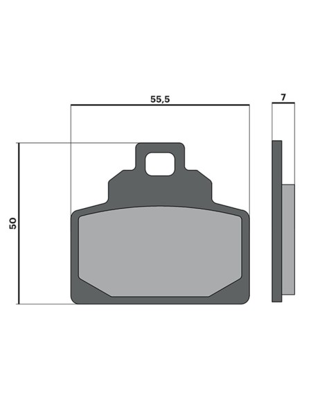 PASTILLA FRENO MALOSSI BRAKE PADS VESPA GTS 310 E5