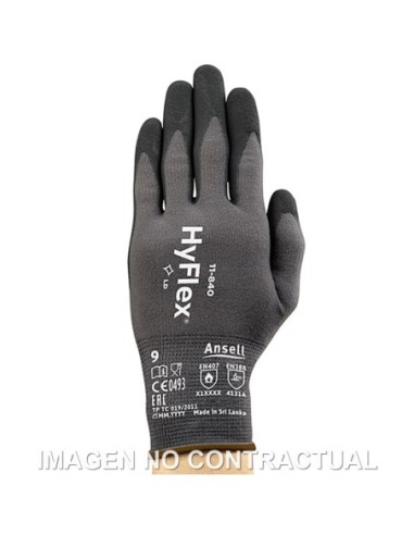 GUANTES ANSELL HYFLEX 11-840 TALLA 10 (medida XL)