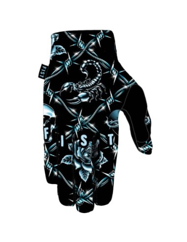 GUANTES FIST STRAPPED CHROME (Adulto) TALLA L