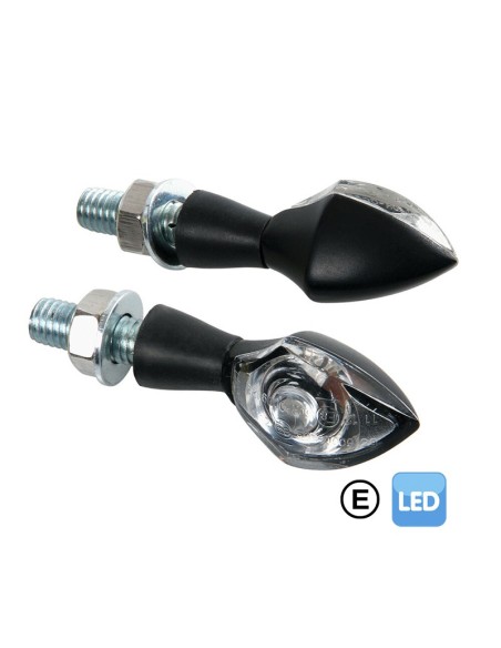 INTERMITENTES CON LED LAMPA PIXIA 12V NEGRO