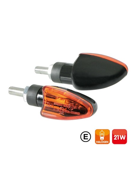 INTERMITENTES LAMPA ARROW HALO 21W NEGRO