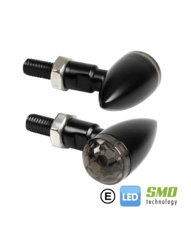 INTERMITENTES DE LED LAMPA DROP NEGRO