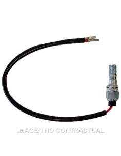 Interruptor Stop Hidráulico M10 x 1,25 - 2 Agujero - 2 Cables - 2 Fastons