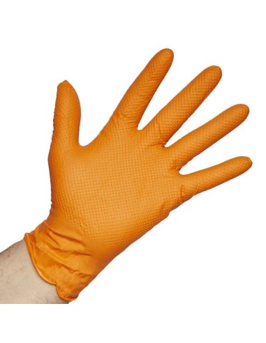 guantes de nitrilo super diamantado lion caja de 50 unidades talla m