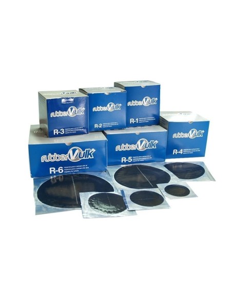 parches r 1 caja de 100 unidades rubber vulk diametro 40mm