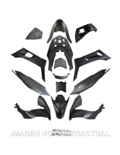 KIT PLASTICOS HERT HONDA PCX 125 14 PIEZAS NEGRO