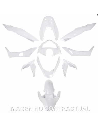 KIT PLASTICOS HERT HONDA PCX 125 10 PZAS BLANCO