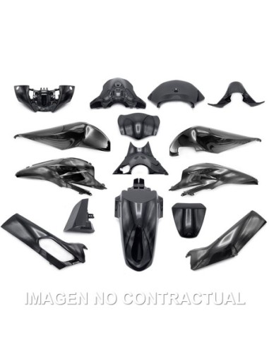 KIT PLASTICOS HERT HONDA SH 125-150 NEGRO BRILLO