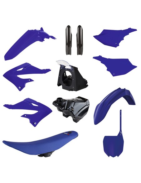 Kit completo de plásticos Polisport de restyling para Yamaha YZ125/250(02/21) 22' style OEM color Azul (MX)