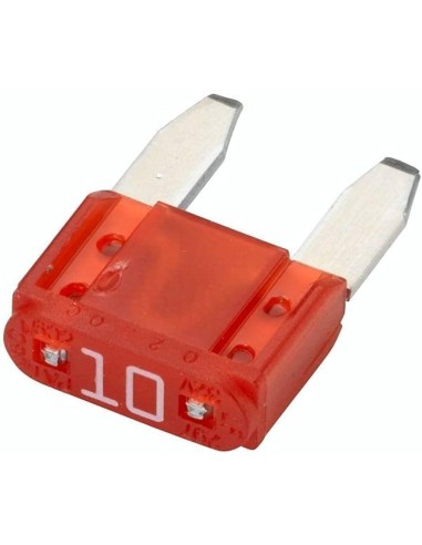 fusible mini 10 amperios rojo