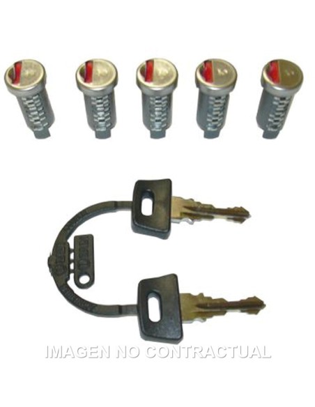 Kit llaves 5 cerraduras Vespa PKS