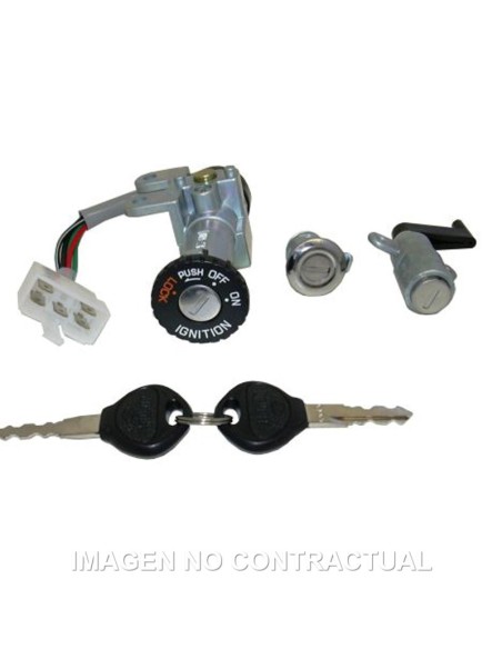 Kit llaves contacto, sillín y guantera Kymco people 50