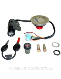 Kit llaves contacto, sillín y depósito Aprilia RS/Extrema 50