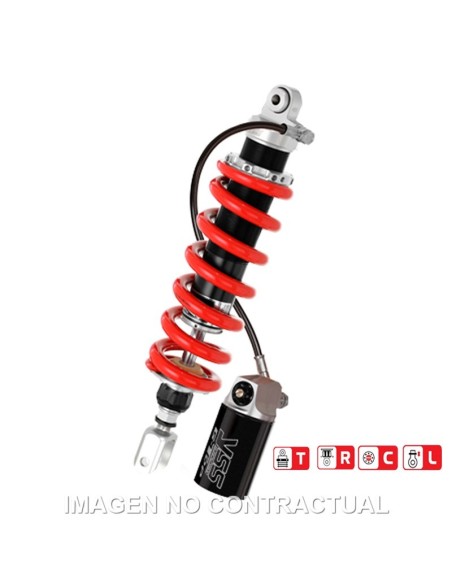Amortiguador Trasero YSS Gas Top Line c/Botella con latiguillo Yamaha YZF 600