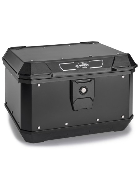 MALETA KAPPA ML 40LTS K´METROBOX ALUMINIO NEGRO Monolock