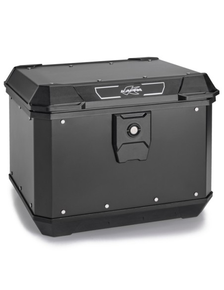 MALETA KAPPA ML 50LTS K´METROBOX ALUMINIO NEGRO Monolock