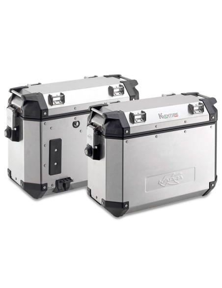 MALETAS KAPPA LATERALES MK 37 LTS  KVE37/K-VENTURE  AL NAT (2UNI) MONOKEY