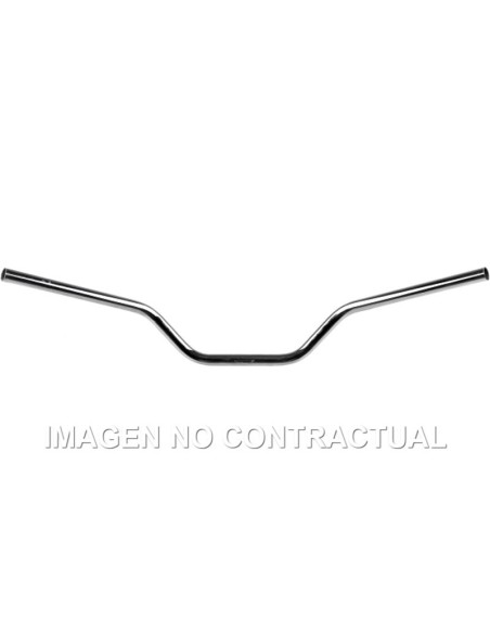 Manillar TRW Acero 22 mm Classic High cromado