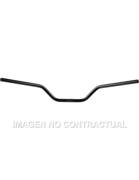 Manillar TRW Acero 22 mm Classic High negro