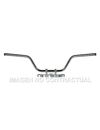 Manillar TRW acero 22 mm Touring High cromado