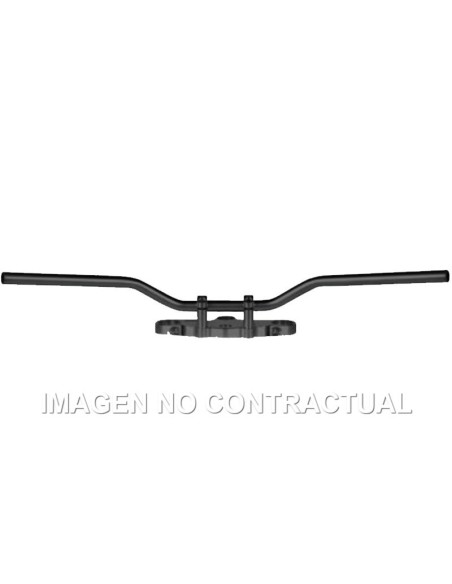 Manillar TRW acero 22 mm Superbike Confort negro