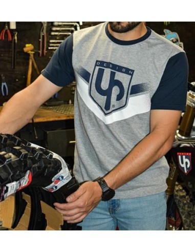 CAMISETA UP DESIGN SPEED GRIS TALLA S