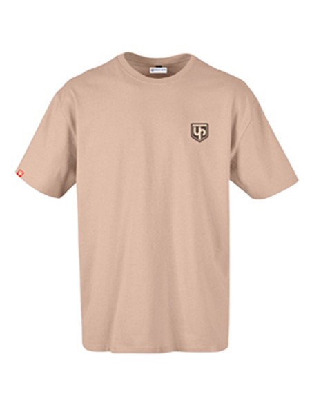 CAMISETA UP DESIGN TRACK BEIGE TALLA S