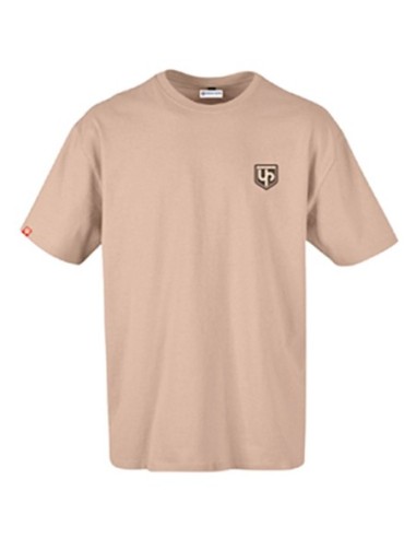 CAMISETA UP DESIGN TRACK BEIGE TALLA XL