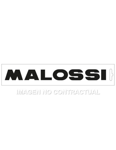 Adhesivo Malossi Negro 16,6 cm
