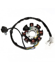 stator sgr 8 polos motores chinos gy6 8c 04169027