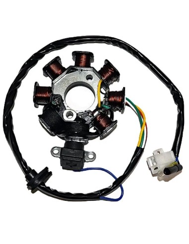 stator sgr 8 polos motores chinos gy6 04169026