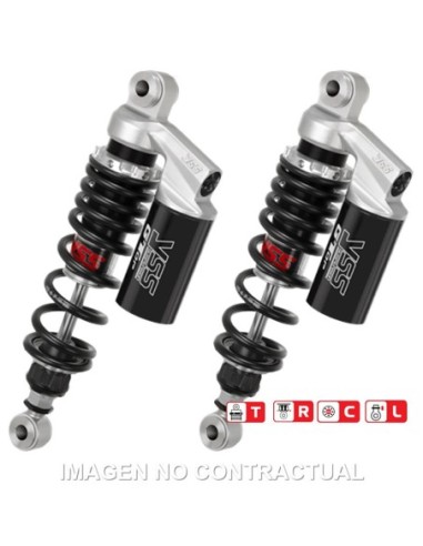 Juego Amortiguadores Traseros YSS Gas Top Line c/Botella superior Honda CB 450 S