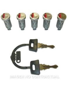 kit 5 cerraduras vespa pks 25080568