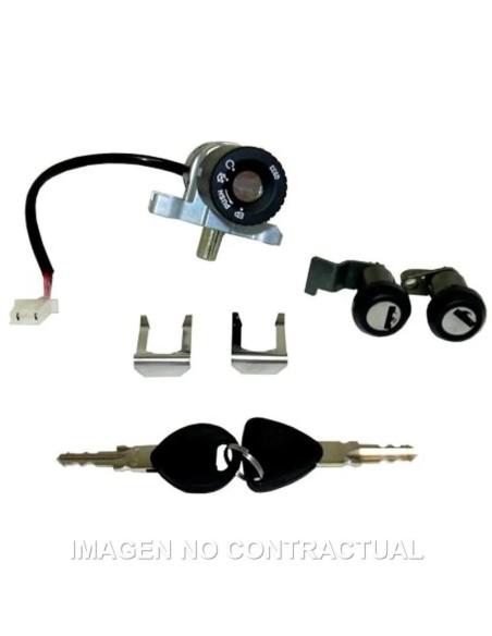 kit contacto sillin y guantera sgr honda 125 27300100