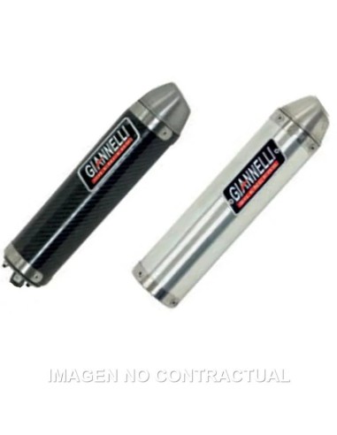 silencioso giannelli enduro aluminio aprilia mx 50 e54602hf