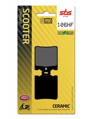 Pastilla de freno SBS P106-HF