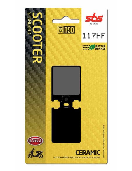 Pastilla de freno SBS P117-HF