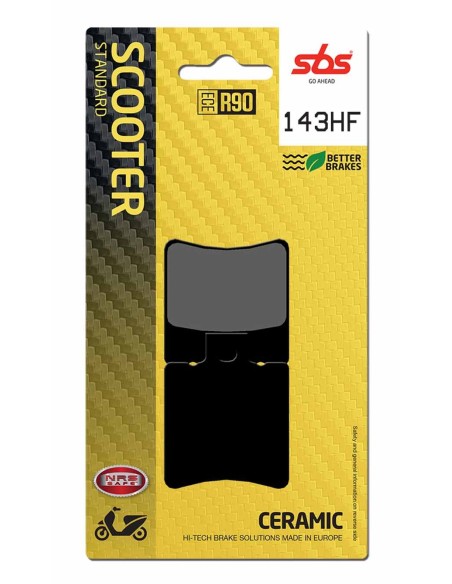 Pastilla de freno SBS P143-HF