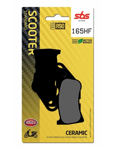 Pastilla de freno SBS P165-HF