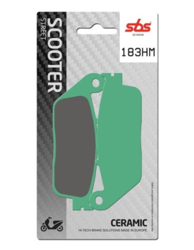 Pastilla de freno SBS P183-HM