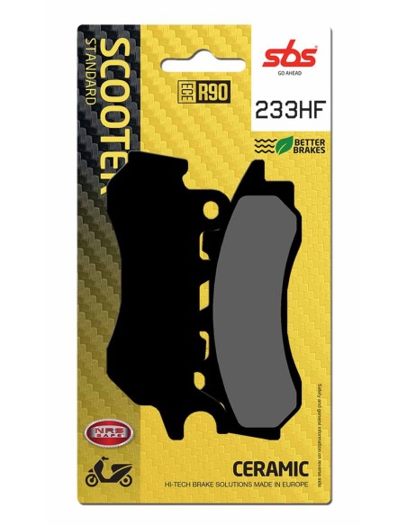 Pastilla de freno SBS P233-HF