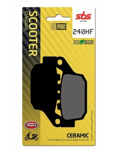 Pastilla de freno SBS P240-HF
