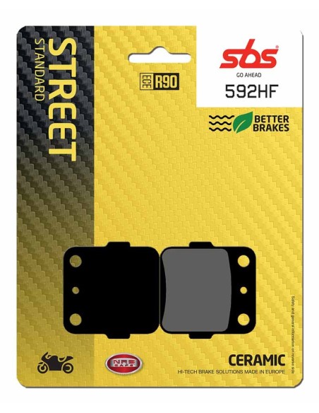 Pastilla de freno SBS P592-HF