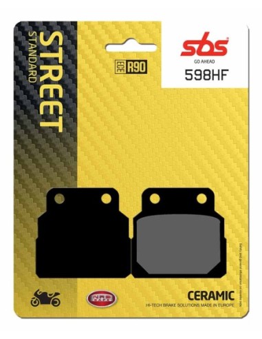Pastilla de freno SBS P598-HF