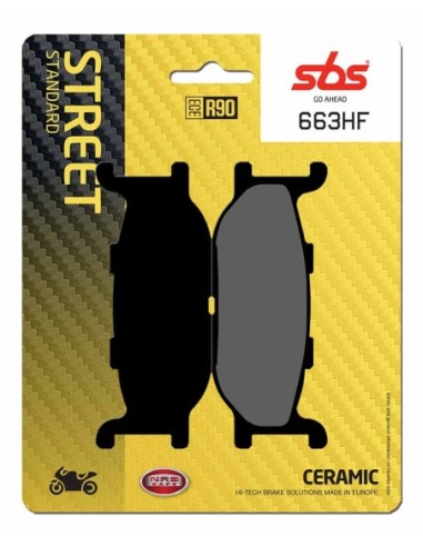 Pastilla de freno SBS P663-HF