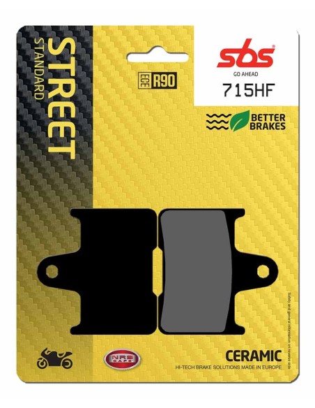 Pastilla de freno SBS P715-HF