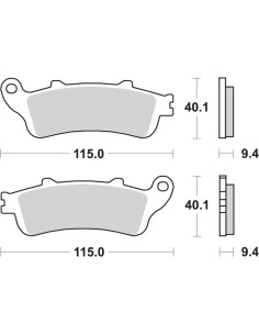 Pastilla de freno SBS P722-HS