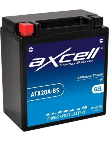 Batería moto Axcell GEL ATX20A-BS