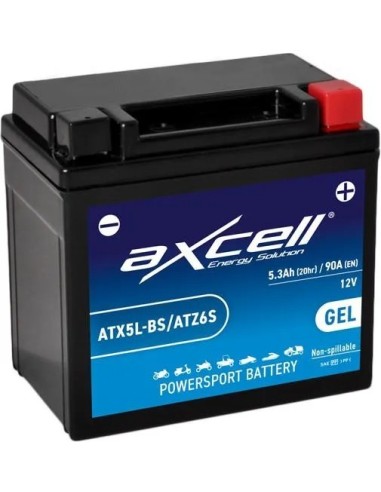 Batería moto Axcell GEL ATX5L-BSATZ6S